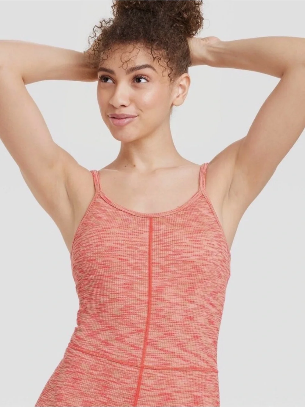 Target Seamless Short Active Bodysuit Sunset Coral Pink - Picture 2 of 7
